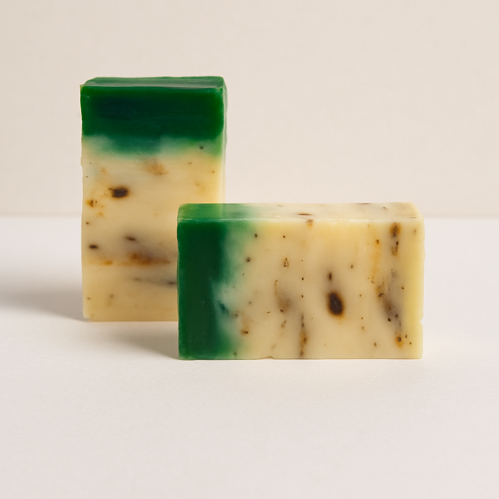 Jabón artesanal de Té verde (Impurezas e inflamación)