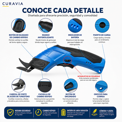 Tijeras Eléctricas - Curavia Pro